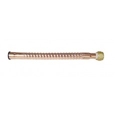 Flextron FTWC-C34-18E 18 Inch Lead Free Long Copper Water Heater Connector with 3/4 Inch Inner Diameter & 3/4 Inch FIP x 3/4 Inch SWEAT Fittings  Maximized Corrosion Resistance and Performance - B012TPWODO